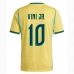 Maillot de foot Brésil Vinicius Junior #10 Domicile vêtements Monde 2026 Manches Courtes